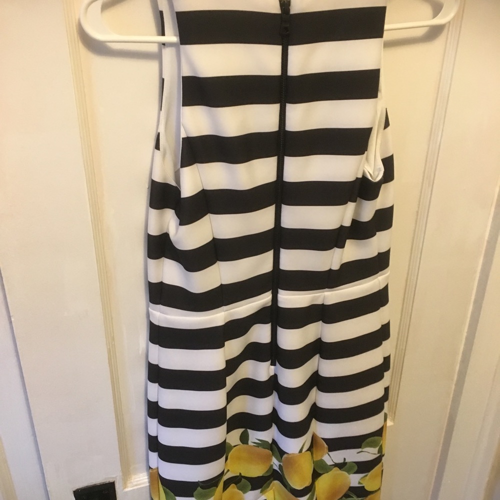 Summer stripped lemon dress
